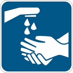 vask hænder skilt