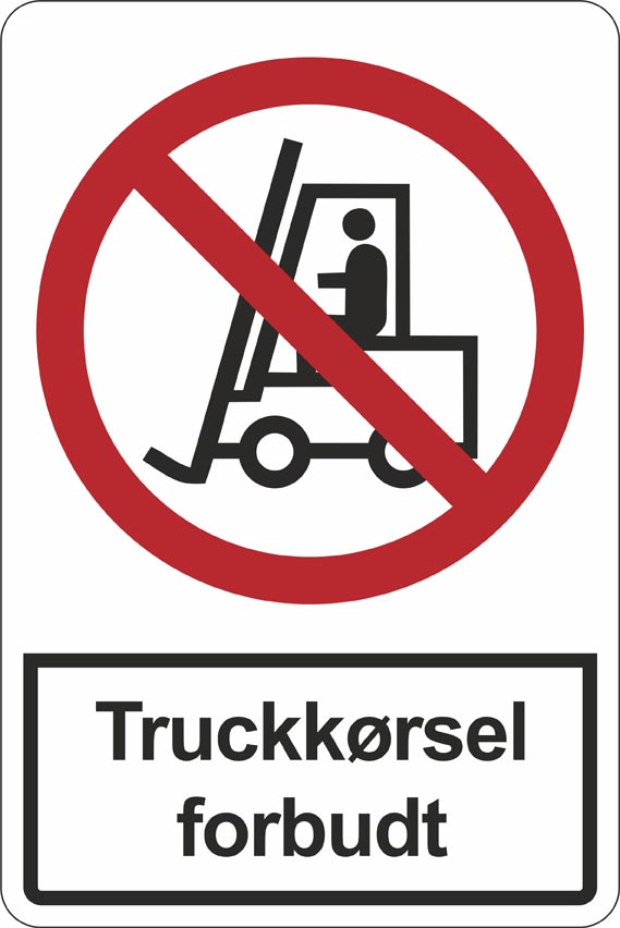truckkørsel forbudt