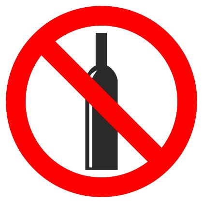 alkohol forbudt