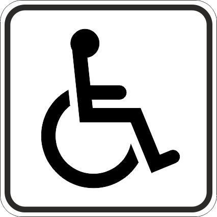 handicap toilet skilt