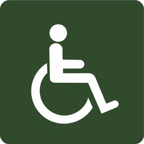 handicapegnet piktogram fra naturstyrelsen