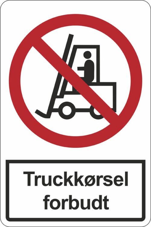 truckkørsel forbudt